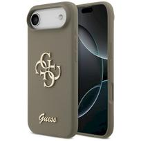 Guess Silicone Big 4G Script Case for iPhone 17 Air / Brown