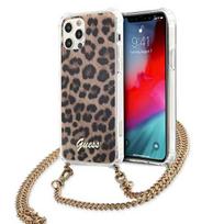 Guess GUHCP12LKCLEO Hardcase for iPhone 12 Pro Max 6,7" Leopard Gold Strap