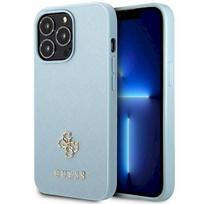 Guess GUHCP13XPS4MB Saffiano 4G Small Metal Logo Hardcase for iPhone 13 Pro Max 6,7" / blue