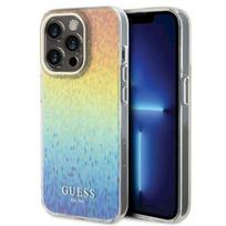 Guess GUHCP14LHDECMI Hardcase IML Faceted Mirror Disco Iridescent for iPhone 14 Pro 6.1"