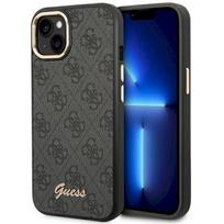 Guess GUHCP14MHG4SHK Hardcase 4G Vintage Gold Logo for iPhone 14 Plus / 15 Plus 6.7" / black