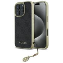 Guess GUHCP16LGF4GGR Hardcase 4G Charms Collection for iPhone 16 Pro 6.3" / black