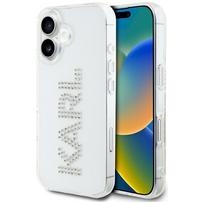 Karl Lagerfeld IML Rhinestones Logo Case for iPhone 16 / transparent