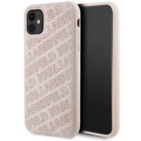 Karl Lagerfeld KLHCN61PQKPMP iPhone 11 / Xr 6.1" pink hardcase Quilted K Pattern