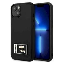 Karl Lagerfeld KLHCP13M3DKPK Hardcase Ikonik Patch for iPhone 13/14/15 6,1" / black