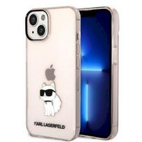 Karl Lagerfeld KLHCP14MHNCHTCP Ikonik Choupette hardcase for iPhone 14 Plus / 15 Plus 6.7" / pink