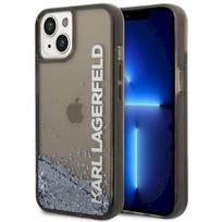 Karl Lagerfeld KLHCP14MLCKVK hardcase Liquid Glitter Elong for iPhone 14 Plus / 15 Plus 6.7" / black