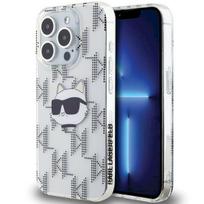 Karl Lagerfeld KLHCP15XHKLPCHT Hardcase IML Choupette Head & Monog for iPhone 15 Pro Max 6.7" / transparent