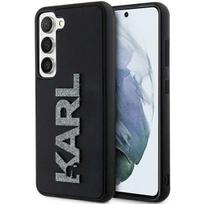Karl Lagerfeld KLHCS23M3DMBKCK Hardcase 3D Rubber Glitter Logo for S23+ S916 / black