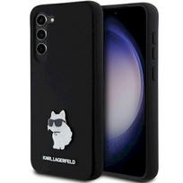 Karl Lagerfeld KLHCS23MSMHCNPK Hardcase Silicone Choupette Metal Pin for S23+ S916 / black