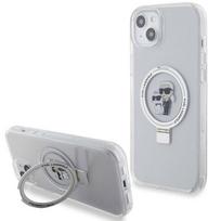 Karl Lagerfeld KLHMP15MHMRSKCH iPhone 15 Plus / 14 Plus 6.7" Hardcase Ring Stand Karl&Cho / white