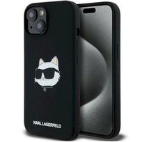 Karl Lagerfeld KLHMP15MSCHPPLK Silicone Choupette Hardcase for iPhone 15 Plus / 14 Plus 6.7" / black