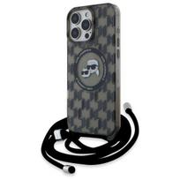 Karl Lagerfeld KLHMP16XHCKCKLCK IML Crossbody Monogram Karl Hardcase for iPhone 16 Pro Max 6.9" / black