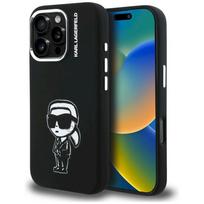 Karl Lagerfeld Silicone Karl Sketch MagSafe Case for iPhone 16 Pro Max / black