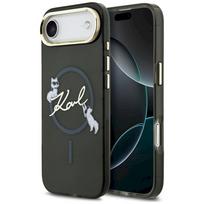 Karl Lagerfeld IML Choupettes Karl Script Logo MagSafe Case for iPhone Air / black
