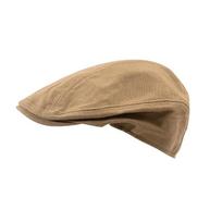 Summer Breathable Beret for Women Men Unisex Linen Newsboy Cap - Japanese Style Baker Boy Hat M 56-58cm šviesios chaki spalvos