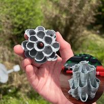 1PC Simulated Wasp Nest, Outdoor Hanging False Beehives, Wasp Repelling Device, Suitable for Gardens and Courtyards pilka spalva