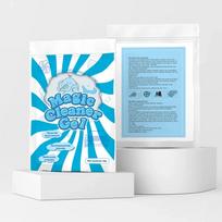 Magic Cleaner Gel Multi Purpose Cleaning Putty for Keyboards Car Vents Electronic Devices and Home Surfaces Removes Dust and Dirt Easily and Safely One Size mėlyna