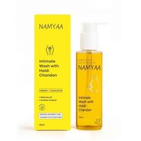 Namyaa Haldi Chandan Intymios Higienos Prausiklis Su Apsauga Nuo Baklijų ir Kvapo 100 g