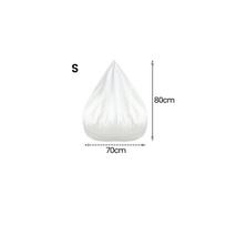 Adults Children Bean Bag Cover Large Lazy Sofa Chair Cover without Filler Cotton Linen Beanbag Chair Seat Ottoman Puff Sac