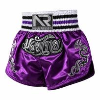 Violetinės Spalvos Muay Thai Šortai Siuvinėjimo Dizainas Kickbokso Šortai Nauji Kovos Šortai Sporto Salės Treniruotėms S violetinė