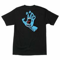 Santa Cruz SCREAMING HAND Riedlentės Marškinėliai JUODI XL
