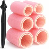 Grožio ir asmens priežiūros priemonės // Personal hygiene products // Wałki do włosów rzepy 6 sztuk do unoszenia loków grube 3 rozmiary z rączką