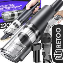 Grožio ir asmens priežiūros priemonės // Personal hygiene products // Bezprzewodowy odkurzacz samochodowy 120w ręczny mocny filtr hepa+końcówki - or1337