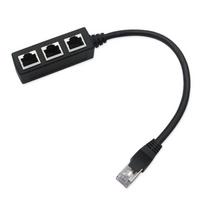 Grožio ir asmens priežiūros priemonės // Personal hygiene products // Adapter rozgłałęźnik 100mb/s lan rj45 3xrj45 ftp -e397