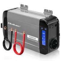 Inverteris su gryna sinusoide | 12V į 230V | 500/1000W | LCD | USB | USB-C | Suderinamas su LiFeP
