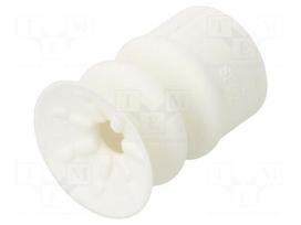 Suction cup | 15mm | Shore hardness: 65 | Number of folds: 2.5 | SPB2f
