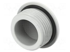 Stopper | PG13,5 | IP68 | polyamide | light grey | Entrelec | Thread: PG