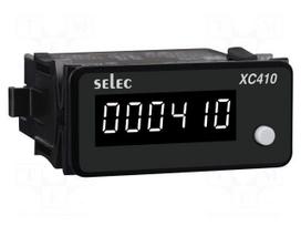 Meter: counter | digital,mounting | on panel | LED | 6 digits | 0÷50°C