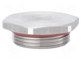 Stopper | M16 | 1.5 | IP68 | brass | Plating: nickel | V-Ms-VMQ-Ex