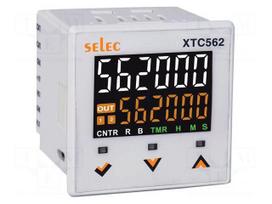 Meter: programmable | digital,mounting | on panel | LED | 6 digits