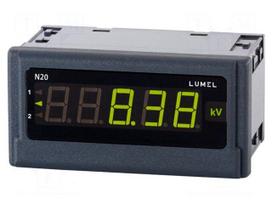 Voltmeter | digital,mounting | 0÷60mV | panel | LED | 5 digits | Unit: A