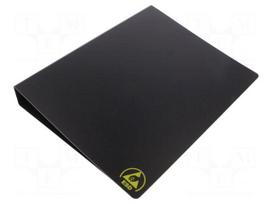 Ring binder | ESD | A4 | black | Application: for storing documents
