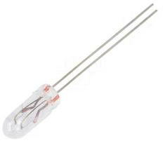 Kaitinamosios lempos: miniatiūrinės | 12VDC | 40mA | Lemputė: T1 1/4 | Ø: 4,2 mm