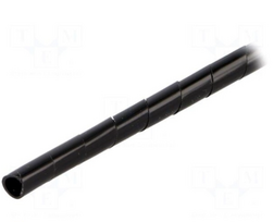 Spiral wrapping; ¨Bundle : 4÷50mm; polyetylene; black; L: 10m