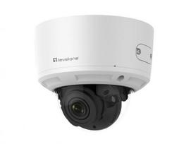LevelOne Gemini Zoom IP Camera, 8-Mp, H.265, 802.3Af, PoE, IR Leds, Indoor/Outdoor, Two-Way Audio