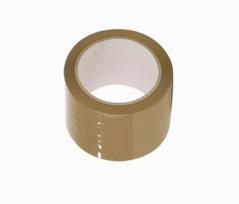 Pakavimo lipni juosta 75mm x 66m, 43mk, akrila, ruda
