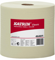 Pramoninis popierius Katrin Classic L, 1 slānis, 470m, geltonas, 2 ritiniai