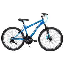 Huffy Extent 24" Mountain Bicycle, Shimano TZ 31, Cobalt Blue