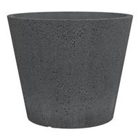 FLOWERPOT PLASTIC 238/49 STONY BLACK D49