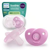 Čiulptukų rinkinys Philips Avent Soothie SCF099/27, 0 mėn., rožinė sp.