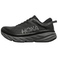 Hoka One One Bondi 7 Comfortable Durable Breathable Non-Slip Running Shoes Men sneaker Black Gray 1110518-ORRB 40⅔