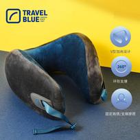 Non-Slanted U-Shaped Pillow, Heightened Travel Airplane Neck Support Pillow, Office Nap U-Shaped Neck Pillow for Long-Distance Travel