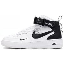 Nike Air Force 1 Mid aukščio riedlenčių batai Juodi Balti Unisex AV3803-100 36 juoda