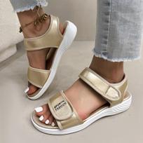 Women Velcro Sports Beach Sandals Summer Casual Plus Size Sandals 36