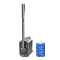 Disposable Toilet Brush Head with Sealed Odor-Proof Storage Bucket Wall-Mounted Ergonomic Handle Bathroom Brush Set